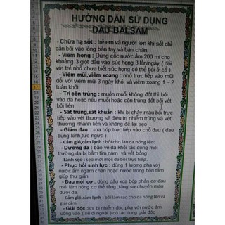 Dầu thơm Extra Rich Massage Balsam