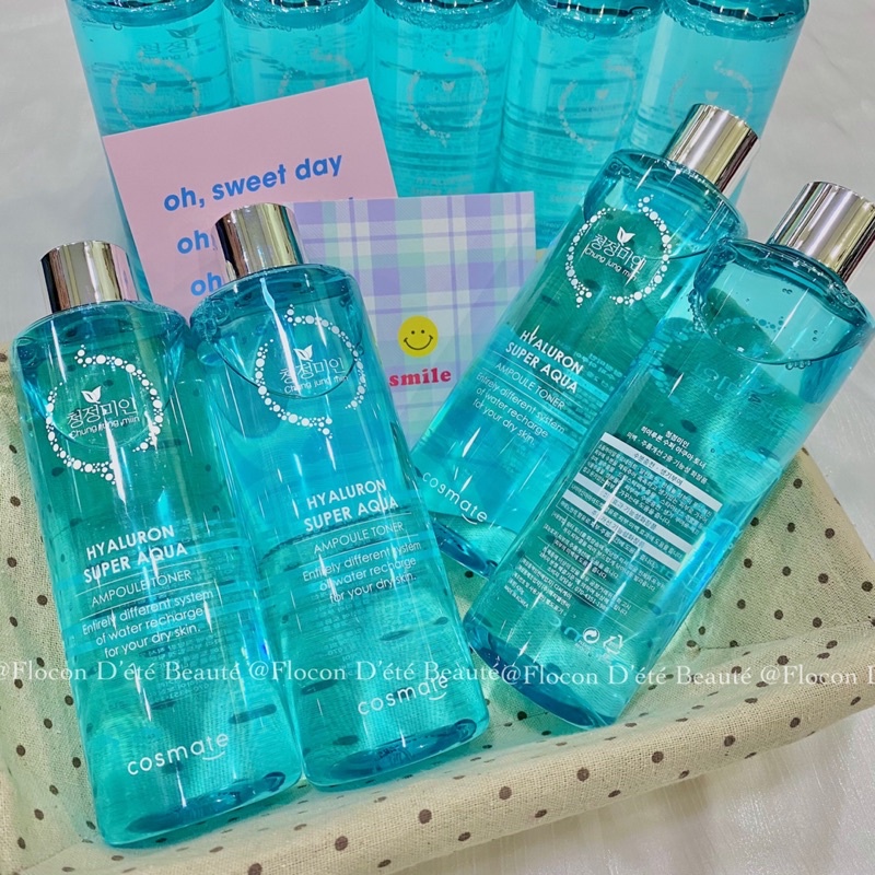 TONER CĂNG BÓNG DA HYALURON SUPER AQUA AMPOULE