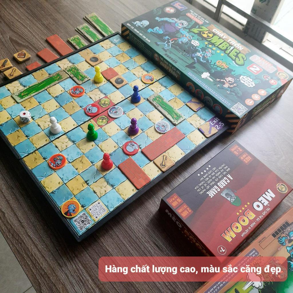 Board game-Chạy trốn Zombies Foxi-nam châm-Đồ chơi trẻ em-vượt lên trên nghịch cảnh hay nhất nhiều phiên bản