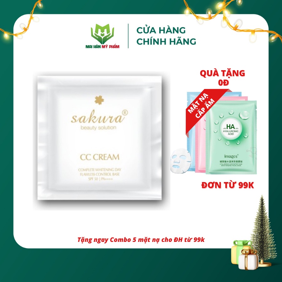 Kem trang điểm đa năng Sakura Cc Cream Flawless Control 1.5g - Mỹ Phẩm Mai Hân | BigBuy360 - bigbuy360.vn