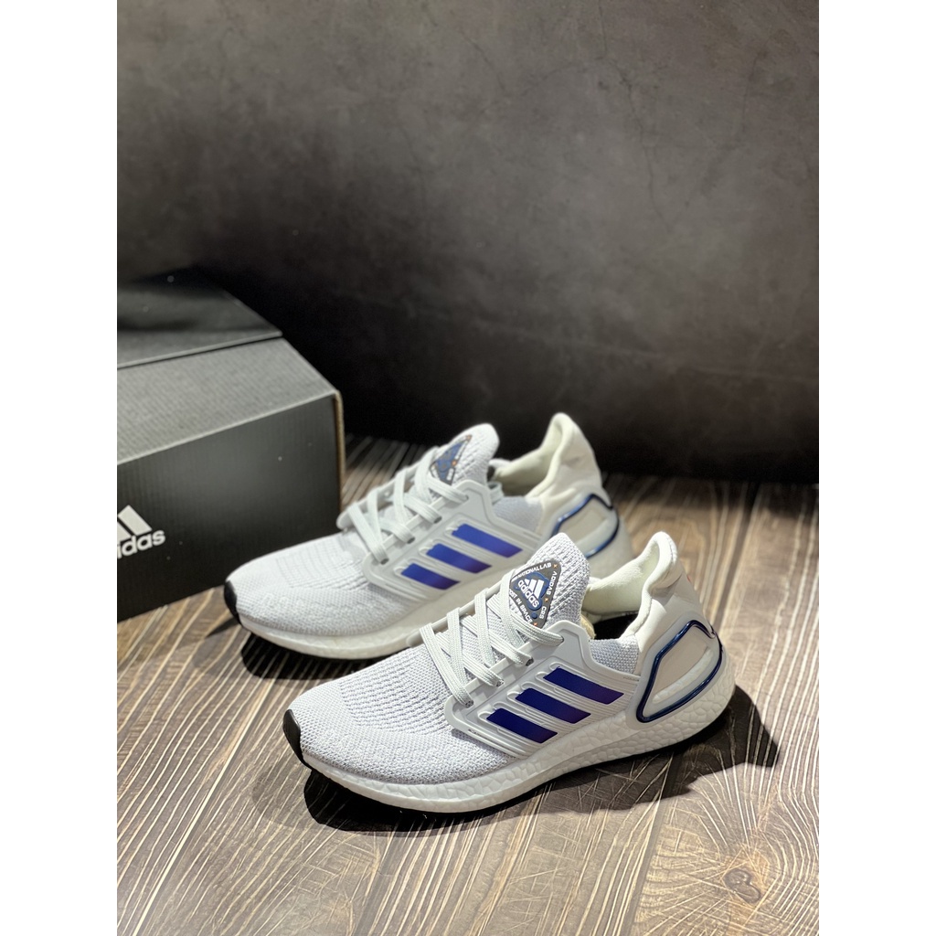 Giày thể thao ULTRA BOOST 2021 grey Xám gót tím đế đen Ultra boost UB 6.0