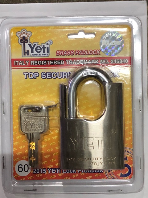 Khoá chống cắt 60mm YETI 346840