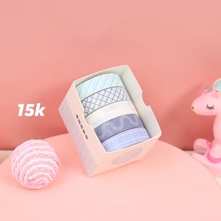 5 cuộn washi dễ thương