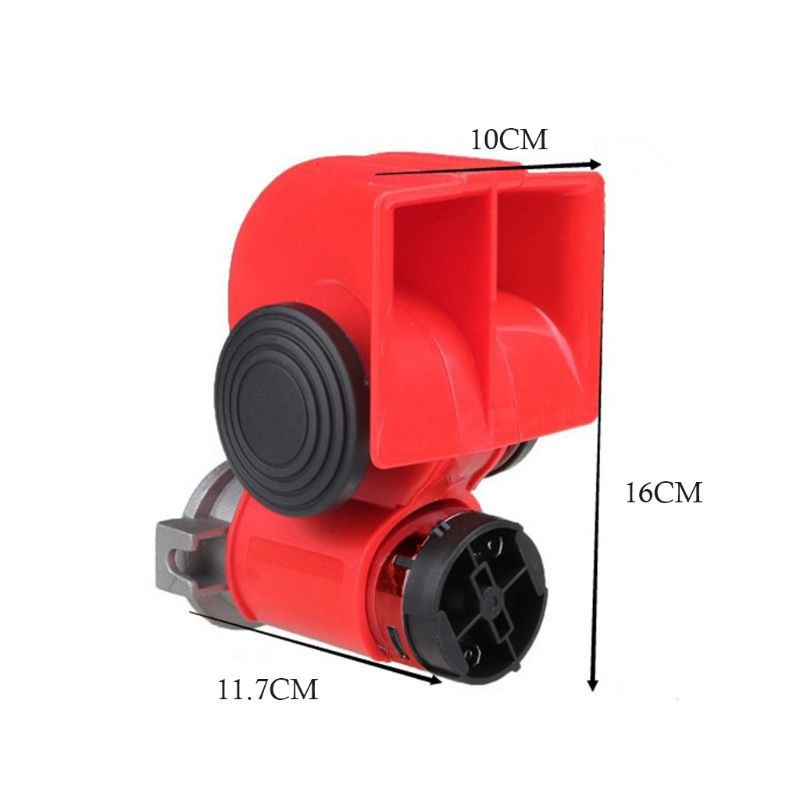 Bộ còi hơi điện lắp xe máy ô tô 12v - 24v âm siêu lớn nhỏ gọn mẫu mới, phụ kiện xe máy