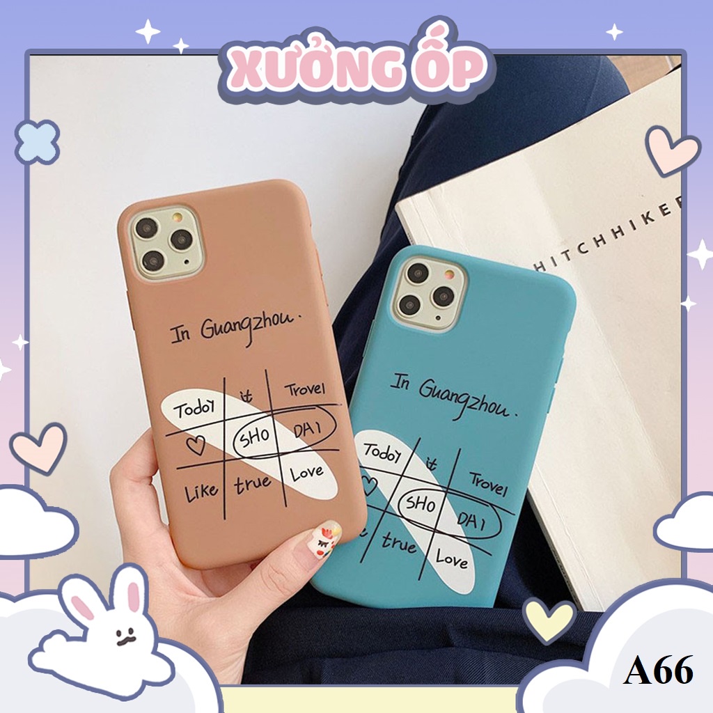 Ốp lưng Iphone A66 - 6 6plus 6s 6splus 7 plus 8 plus x xmax xs 11 pro promax