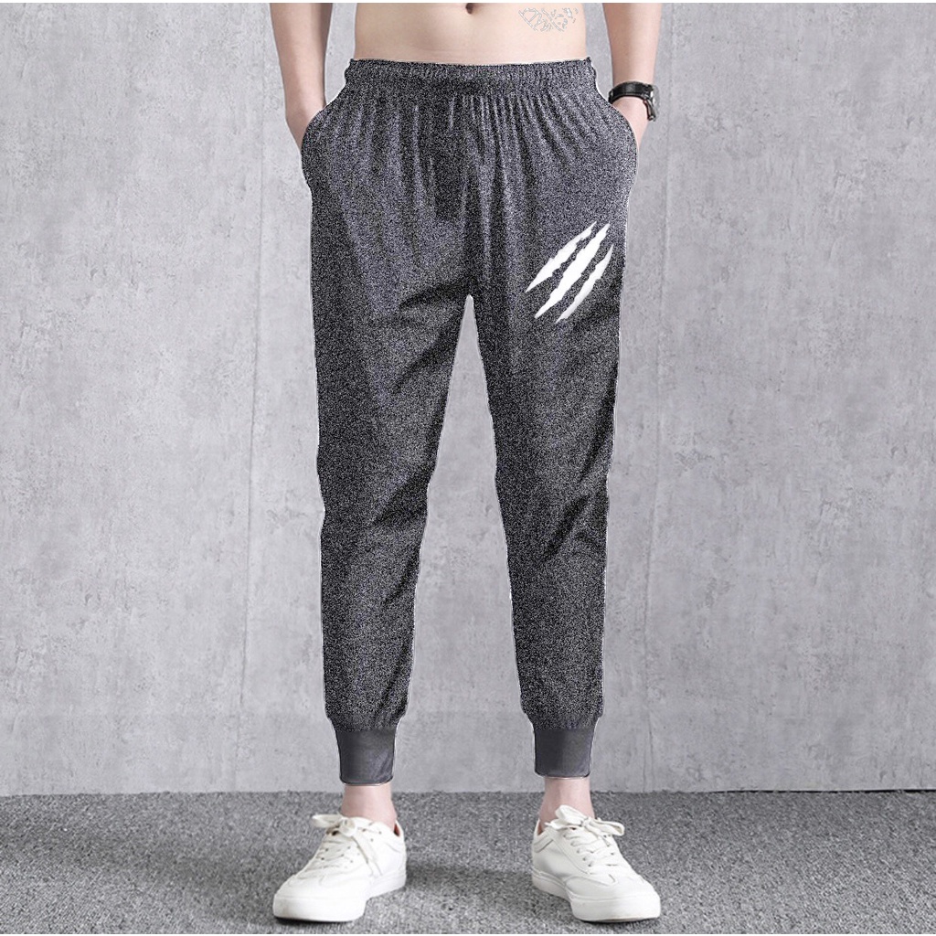 Quần thể thao nam jogger dài vải thun loại 1 phong cách hàn quốc Cá Tính Logo in chuyển Nhiệt cao cấp Vietanfashion
