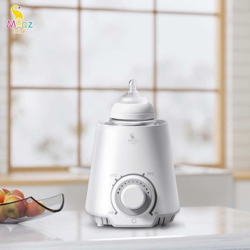 [CHÍNH HÃNG - BH 12 tháng] - Máy hâm sữa 4 chức năng hâm, rã, giữ ấm &amp; tiệt trùng Moaz BéBé MB-039