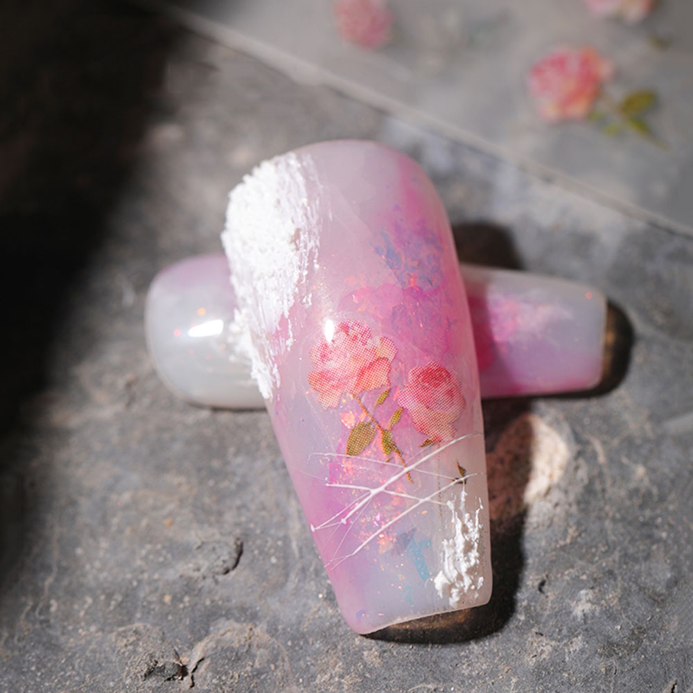 [Hàng mới về] Nhãn dán móng tay phong cách cổ điển hợp thời trang chống nước DIY