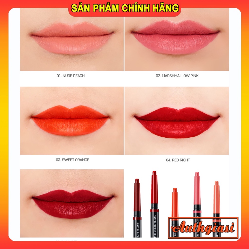 Son bút chì G9Skin First Blending Pencil sẵn 03 đỏ cam