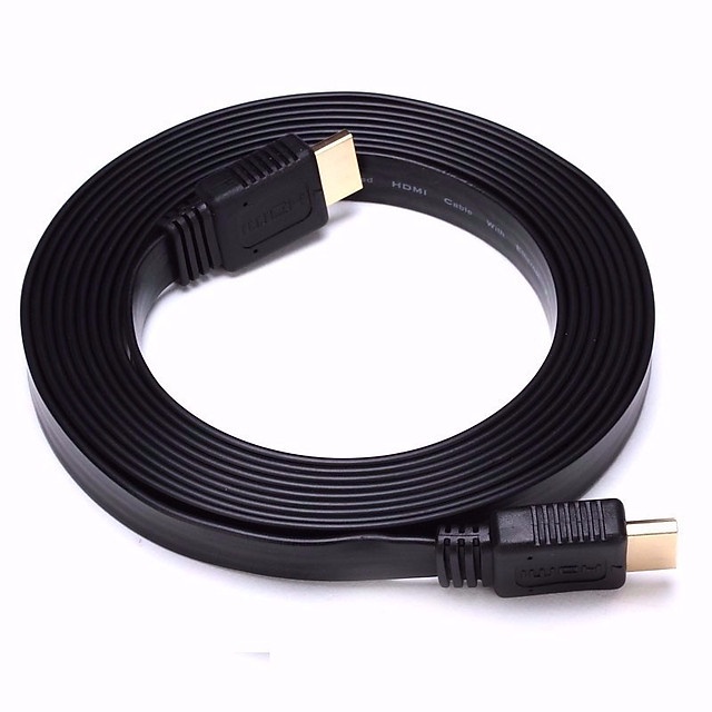 Dây cáp dẹt 2 đầu HDMI 3m - Loại dùng cho tivi ,camera, thiết bị ghi hình
