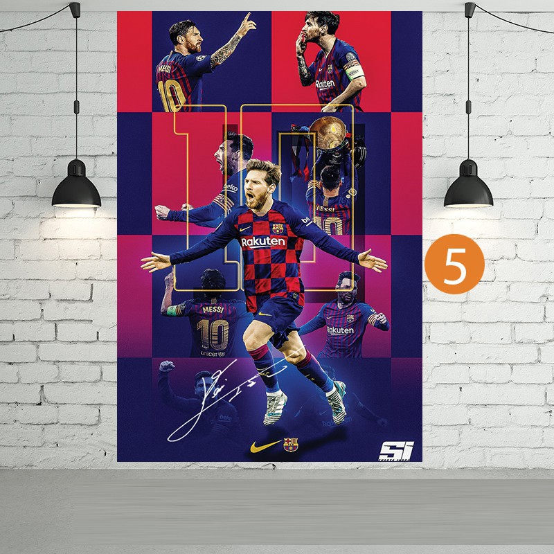 Decal dán tường Messi phiên bản mới (ảnh HD)