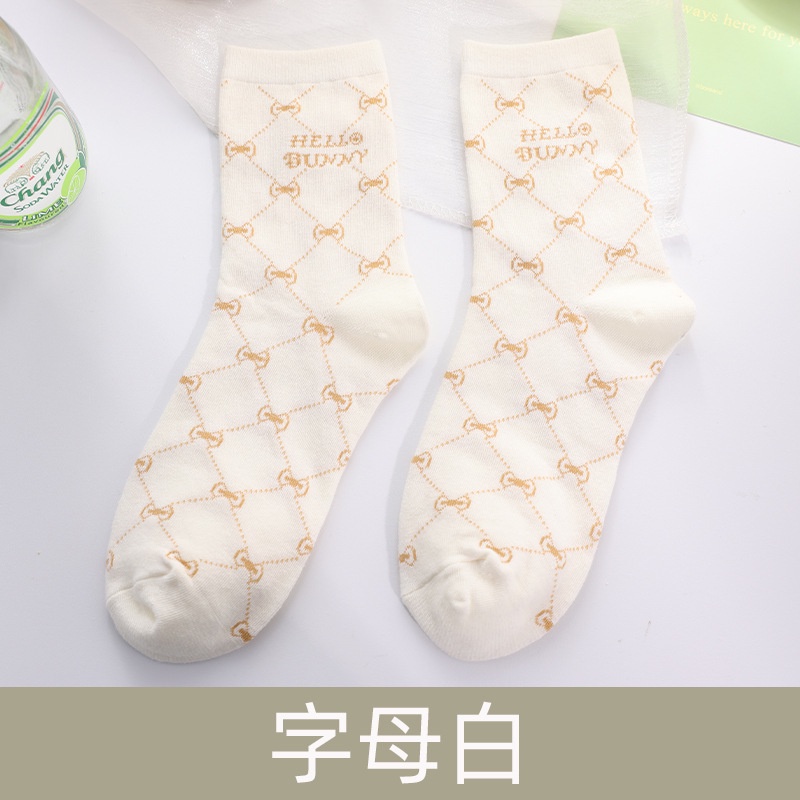 Vớ Cotton Mỏng Màu Xanh Lá Dễ Thương Phong Cách Nhật Bản Thời Trang Mùa Hè Cho Nữ