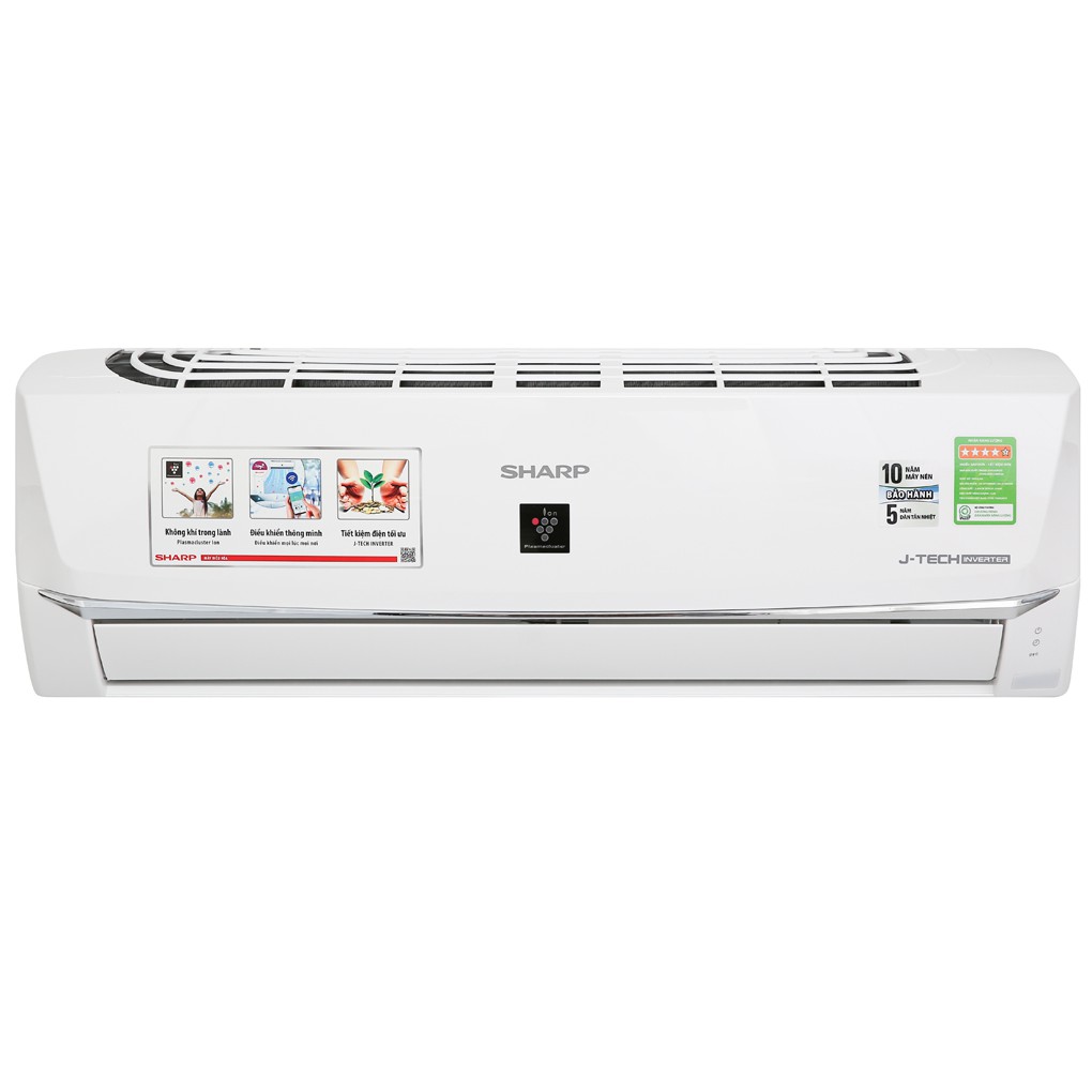 MIỄN PHÍ CÔNG LẮP ĐẶT - XP10WHW - Máy lạnh Sharp Inverter 1 HP AH-XP10WHW Mẫu 2019