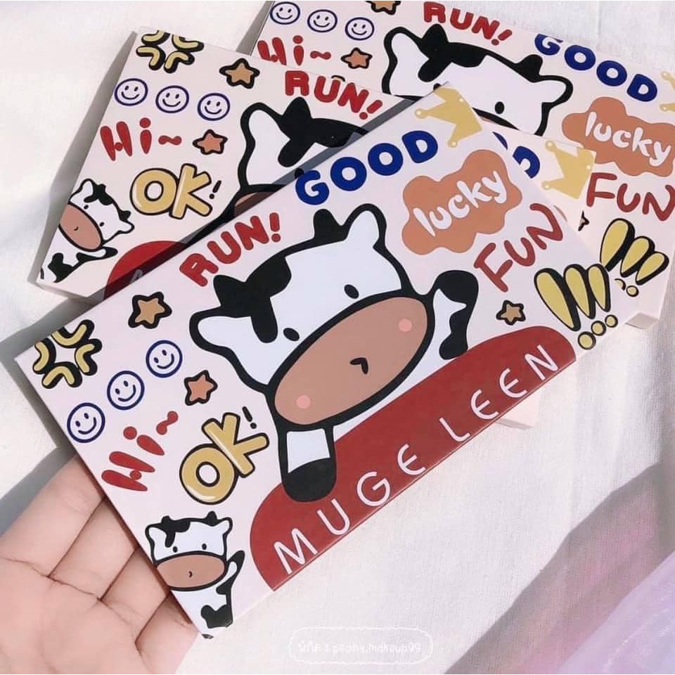 Bảng phấn mắt bò sữa MUGE LEEN 24 ô có ô nhũ | BigBuy360 - bigbuy360.vn