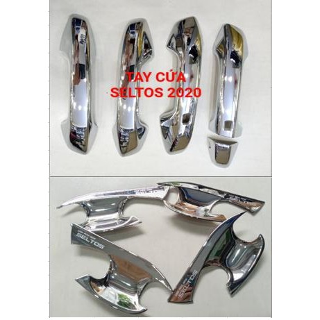 Ốp trang trí tay hõm cửa Seltos 2020, 2021