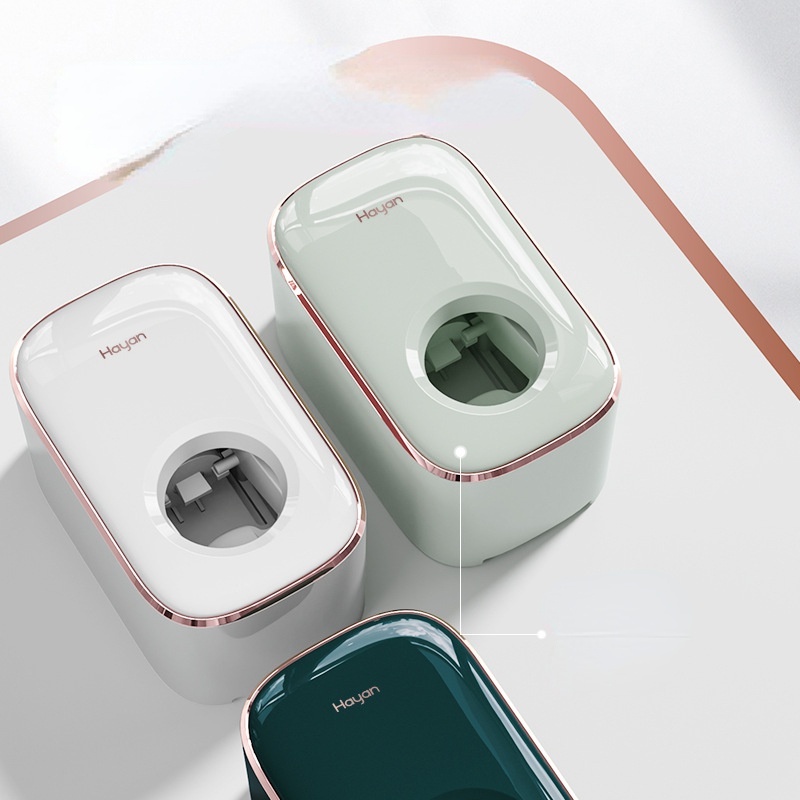 Giá Đỡ Lấy Kem Đánh Răng Tự Động Gắn Tường Nhà Tắm Phong Cách Bắc Âu