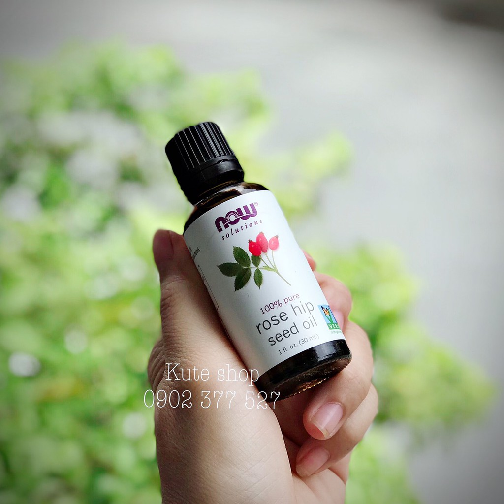 {Đủ bill USA} Dầu tầm xuân chữa lành da tổn thương Now Solution Rosehip Seed Oil 30ml | BigBuy360 - bigbuy360.vn