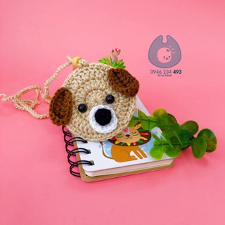 Túi tỏi tránh vía cho bé (Hình Cún)