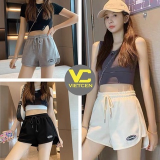 Quần Đùi Nữ SUSU Mặc Ở Nhà Short Ngắn Thể Thao Rút Dây Chạy Viền Ulzzang - VIETCEN