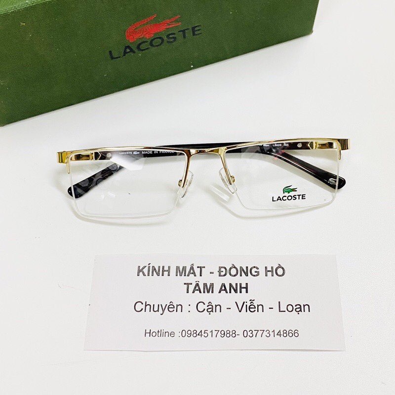 GỌNG KÍNH NAM LACOT KIM LOẠI CAO CẤP - NHẬN CẮT MẮT CẬN , VIỄN , LOẠN