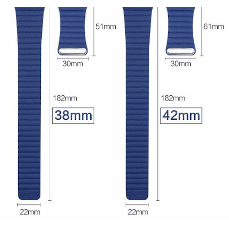 Dây đeo bằng da có khóa nam châm thích hợp cho đồng hồ Iwatch 6 SE 5 4 3 2 42mm/38mm/44mm/40mm