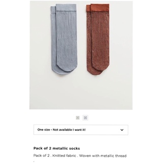 [Mango Auth] Vớ Nữ Mango Sales 1 cặp