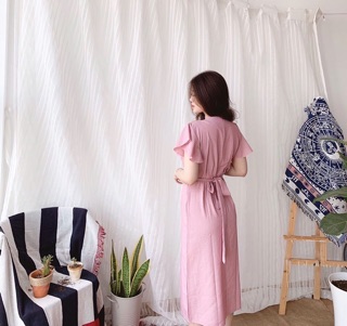 Đầm cánh tiên kèm belt