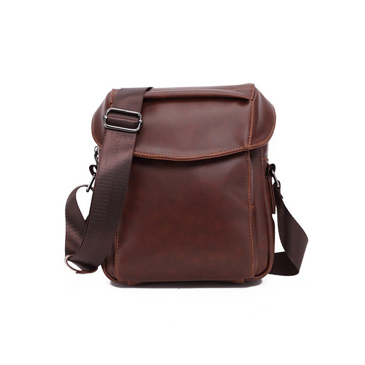 Túi Đeo Chéo Nam Da Bò BT07 Chất Da Trơn Ngăn Thấm Nước Không Bong Tróc Hàng Loại 1