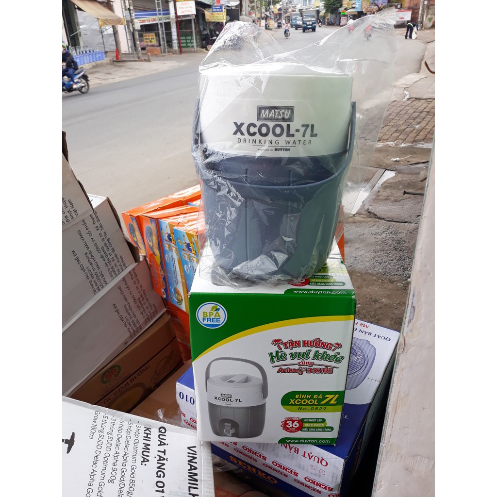 Bình đá giữ nhiệt XCOOL Duy Tân 7 lít quà tặng từ Anlene