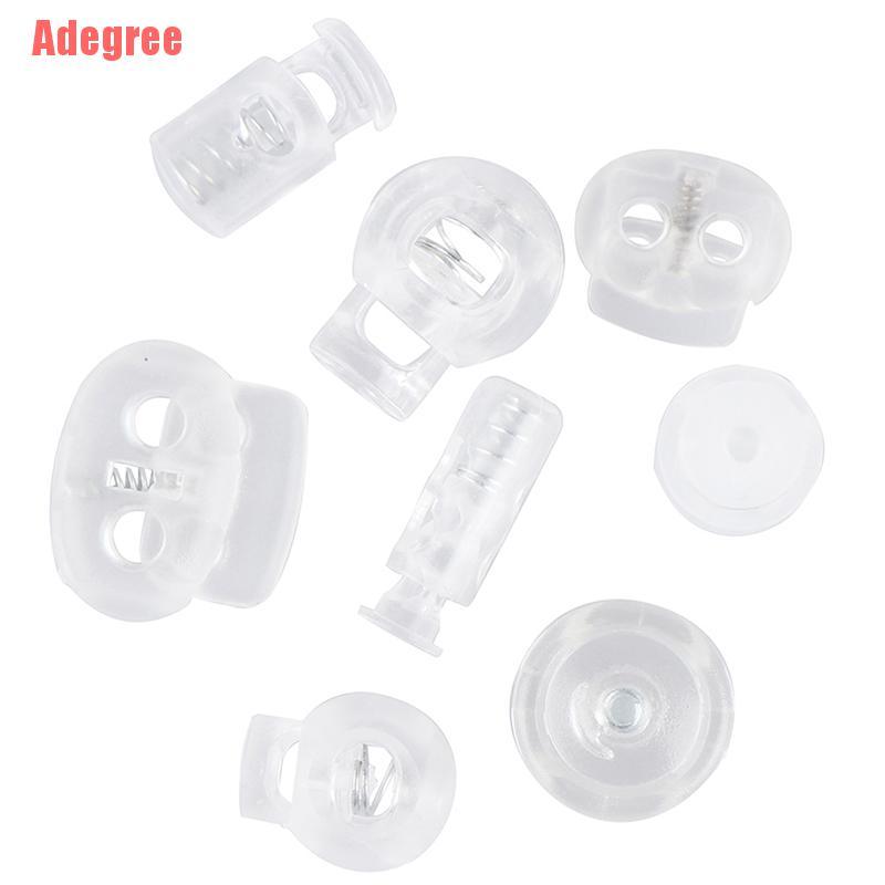 Set 10 Khóa Dây Giày Diy Bằng Nhựa Tiện Dụng