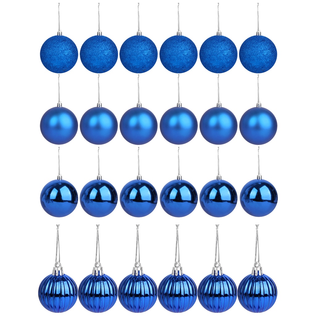Bộ 24 Trái Châu 3cm Trang Trí Cây Thông Noel