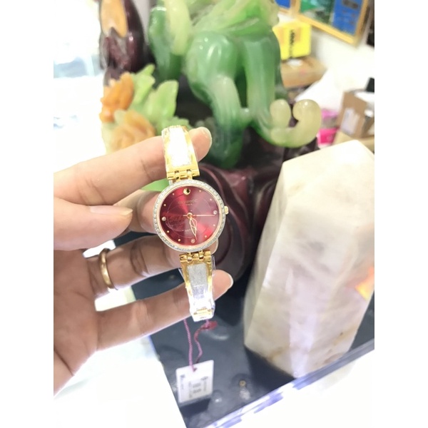 Đồng hồ nữ SUNRISE 9957SA Đính đá sang trọng Kính Sapphire chống xước chống nước