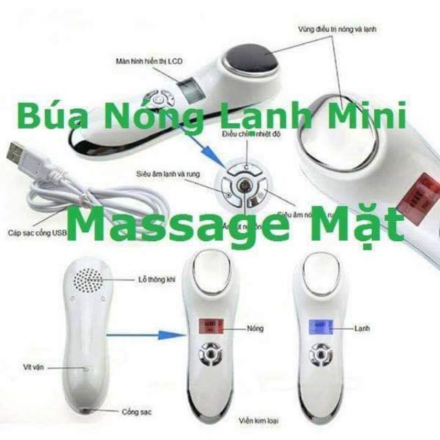 Búa Massage Nóng lạnh mini