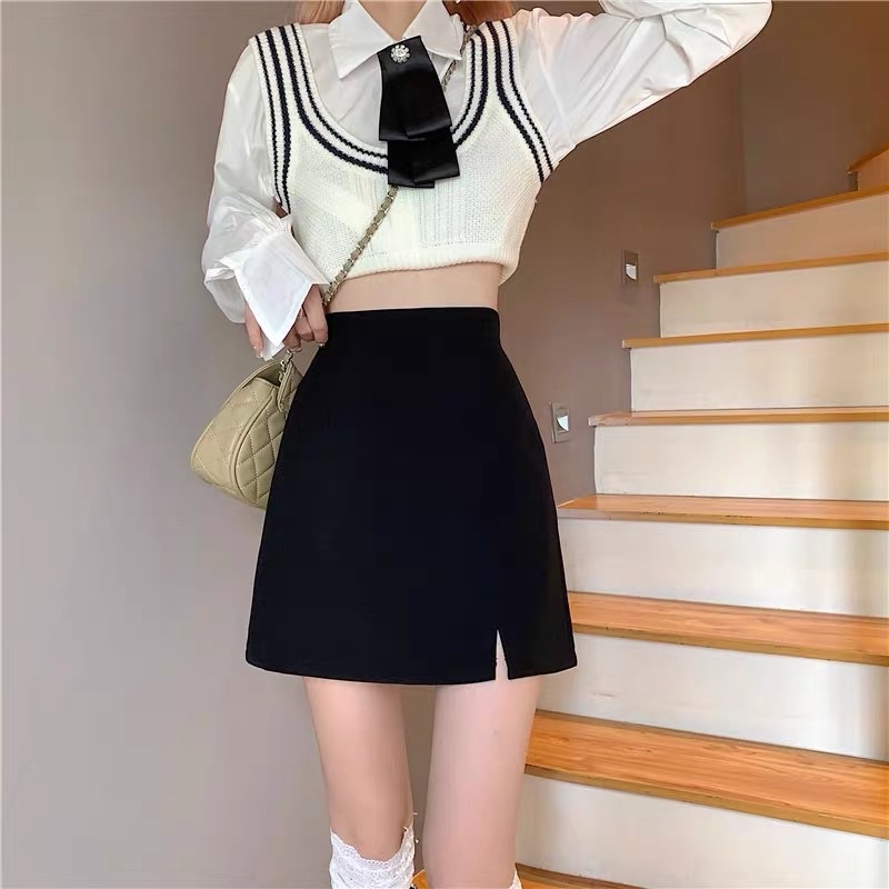HÀNG CHẤT LƯỢNG CAO] Chân váy Sunny nữ chư A cạp cao dáng ngắn ulzzang Chân váy ôm mông tôn dáng | BigBuy360 - bigbuy360.vn