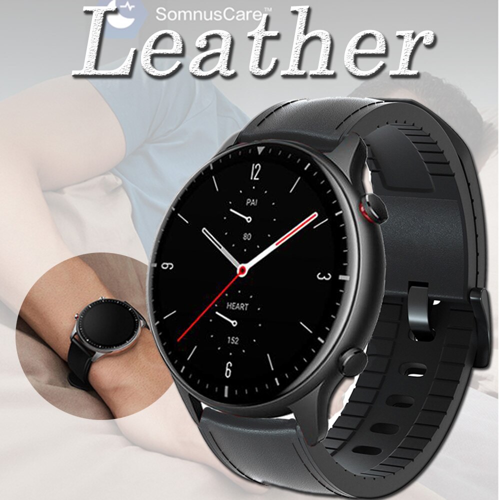 Dây Đeo Thay Thế Chất Liệu Da Silicon Kích Thước 22mm Cho Huami Amazfit Gtr 2 Stratos 3 2 Gtr 47mm