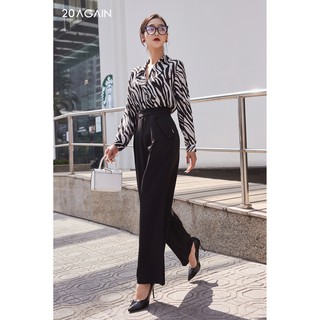 Quần Âu Cạp Đai Cài 20AGAIN QAA0908