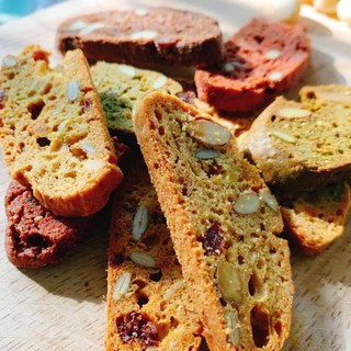 100g Bánh Biscotti nguyên cám Ăn kiêng không đường