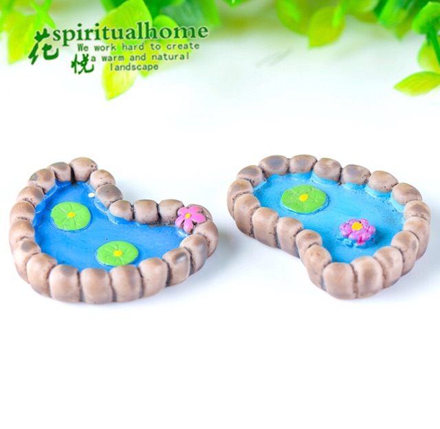 Ao Nước Trái Tim - phụ kiện trang trí tiểu cảnh