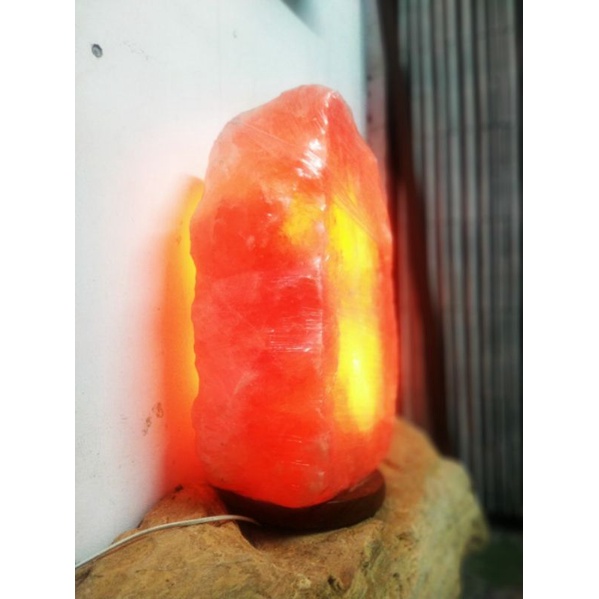 23-25kg Đèn Đá Muối Himalaya-Chính Hãng Pakistan Khổng Lồ