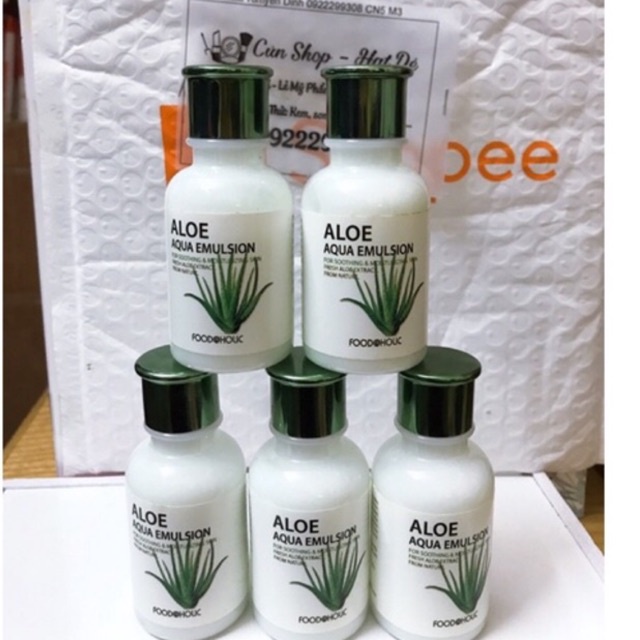[ Mẫu 40ml ] Bộ dưỡng da Lô Hội Aloe Aqua Skin Care Set ( Mẫu Thử 40ml dùng để túi và đi du lịch, dã ngoại)