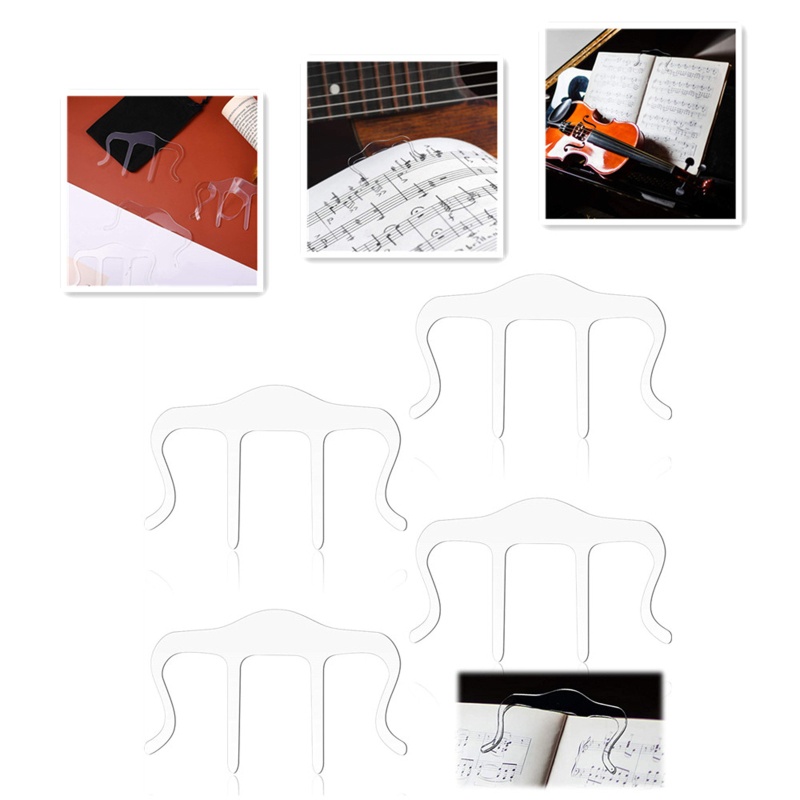 Set 4 Kẹp Giữ Sách Hình Chữ M Dễ Thương