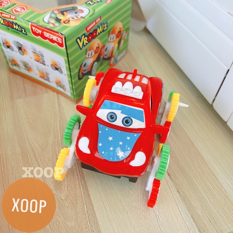Đồ chơi ! Xe tự lật ngửa hình thú nhiều mẫu đóng hộp cho bé
