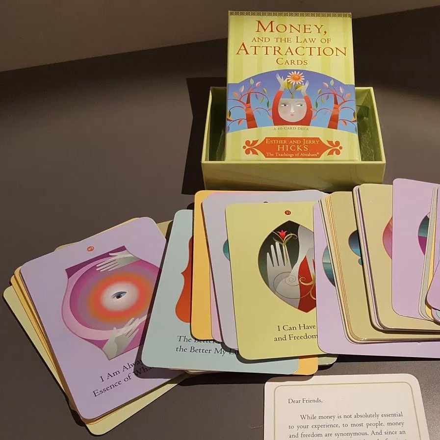 Bộ Bài Money and The Law of Attraction Cards (Mystic House Tarot Shop) - Bài Gốc Authentic Chính Hãng 100%
