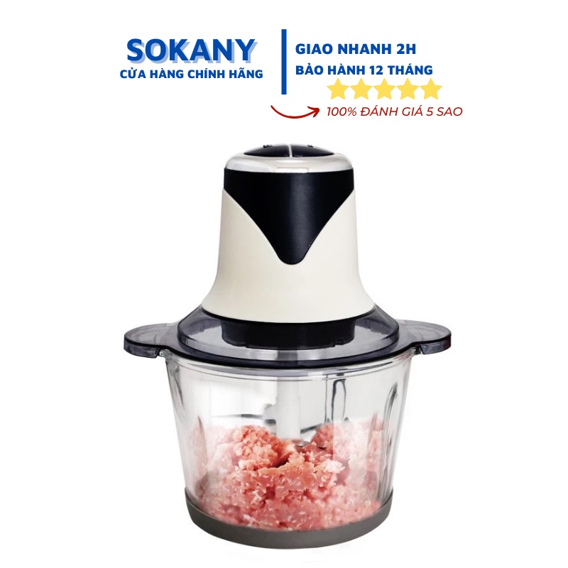 Máy xay đa năng Sokany  SK-7010 model 2021 , xay sinh tố, hoa quả, xay thịt cối thủy tinh công suất 600W