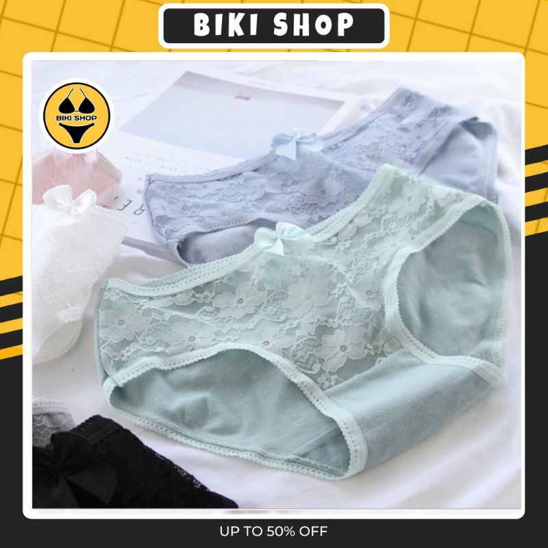 Quần Lót Nữ Cotton màu trơn mềm mịn nâng mông kháng khuẩn tôn dáng Biki QL37