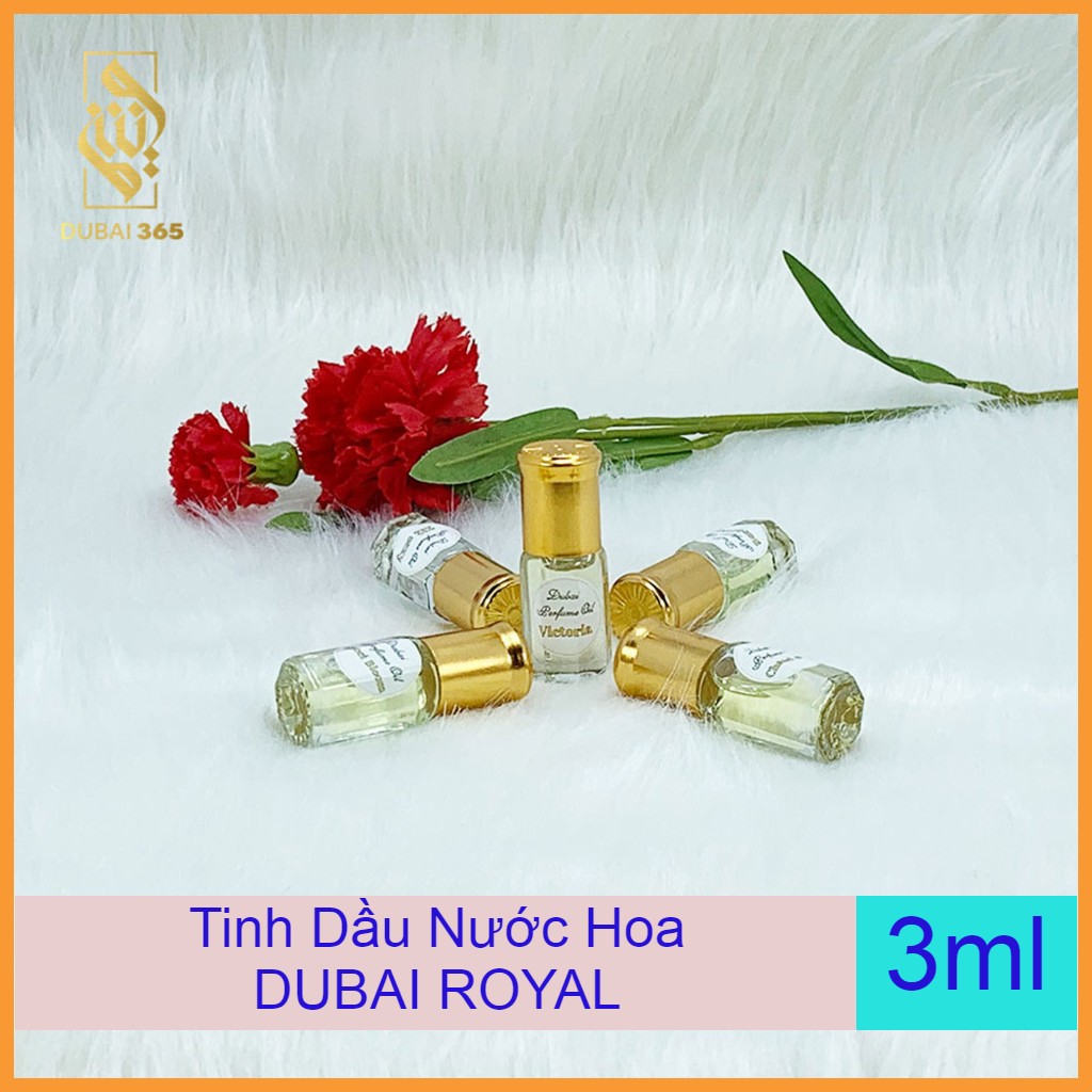 Tinh Dầu Nước Hoa Dubai Mini Dành Cho Nữ Dạng Lăn - 3ml