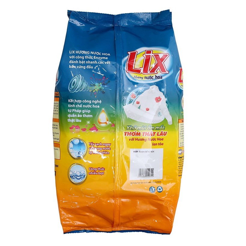 Bột giặt Lix hương nước hoa 5.5kg