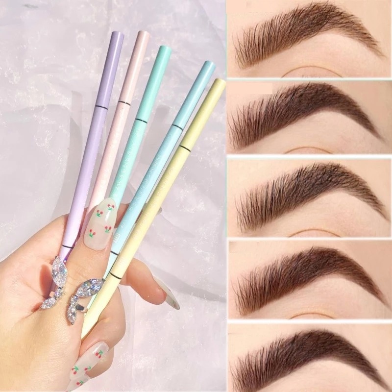 [Hàng mới về] Bút chì kẻ lông mày tạo khối XIXI đầu mảnh 5 màu sắc tùy chọn chống thấm nước không bị nhòe