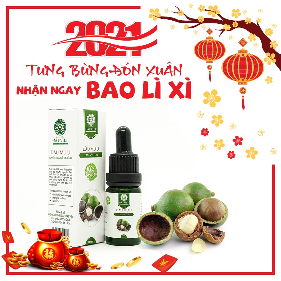 Dầu mù u nguyên chất - Lọ 30ml