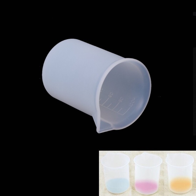 Cốc silicone 100ml pha nhựa Epoxy Resin